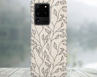 Leaf Branches Phone Case S24, S23 Plus, S22 Ultra, S22 Plus, S21 Plus, S21 Ultra, S20 FE, S20 Ultra, S20 Plus, Note 20, Note 10 Pro, S10