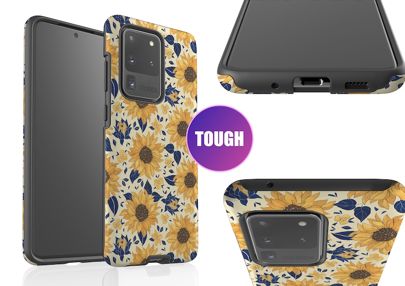 Sunflower Phone Case For Samsung Galaxy S26, S25, S24, S23, S22 Ultra, S22, S21 Plus, S20 FE, S20 Ultra, S20 Plus, Note 20, Note 10, S10 image 2