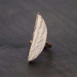 Abstract Design Ring CR by Nomoto Hiroshi / contemporary art jewelry / avant-garde Bauhaus /geometric ring / unisex / wearable art