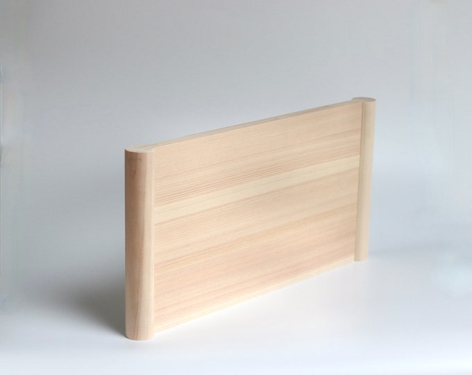 Japanese Floating  Hinoki Chopping Board  / Handmade Cypress Wood Charcuterie Serving Board / Cutting Board / Hygienic Double Sided Board