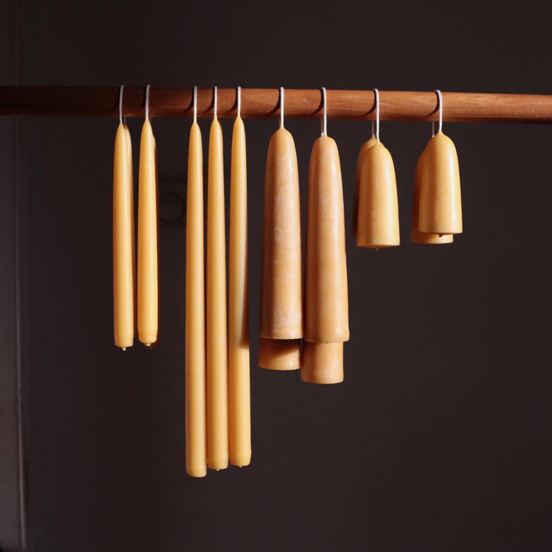 Moorlands Candles British Beeswax Taper Candle