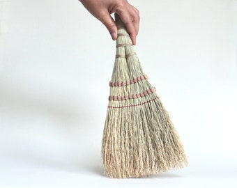 Japanese Corn Hand Whisk Broom Without Stick/ Eco-friendly sustainable broom made of natural plants fibre / Halloween witches broom