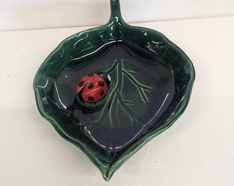 Ladybug jewelry dish