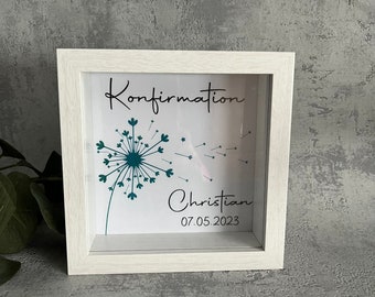 Spardose Konfirmation | Spardose Kommunion | Geldgeschenk für die Konfirmation Kommunion | personalisierte Geschenkidee | JomaroDesign