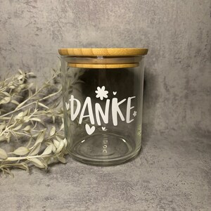 Vorratsglas | Vorratsglas Danke | Abschiedsgeschenk Kindergarten Schule | Süßigkeitenglas | Geschenk Erzieher Lehrer | JomaroDesign