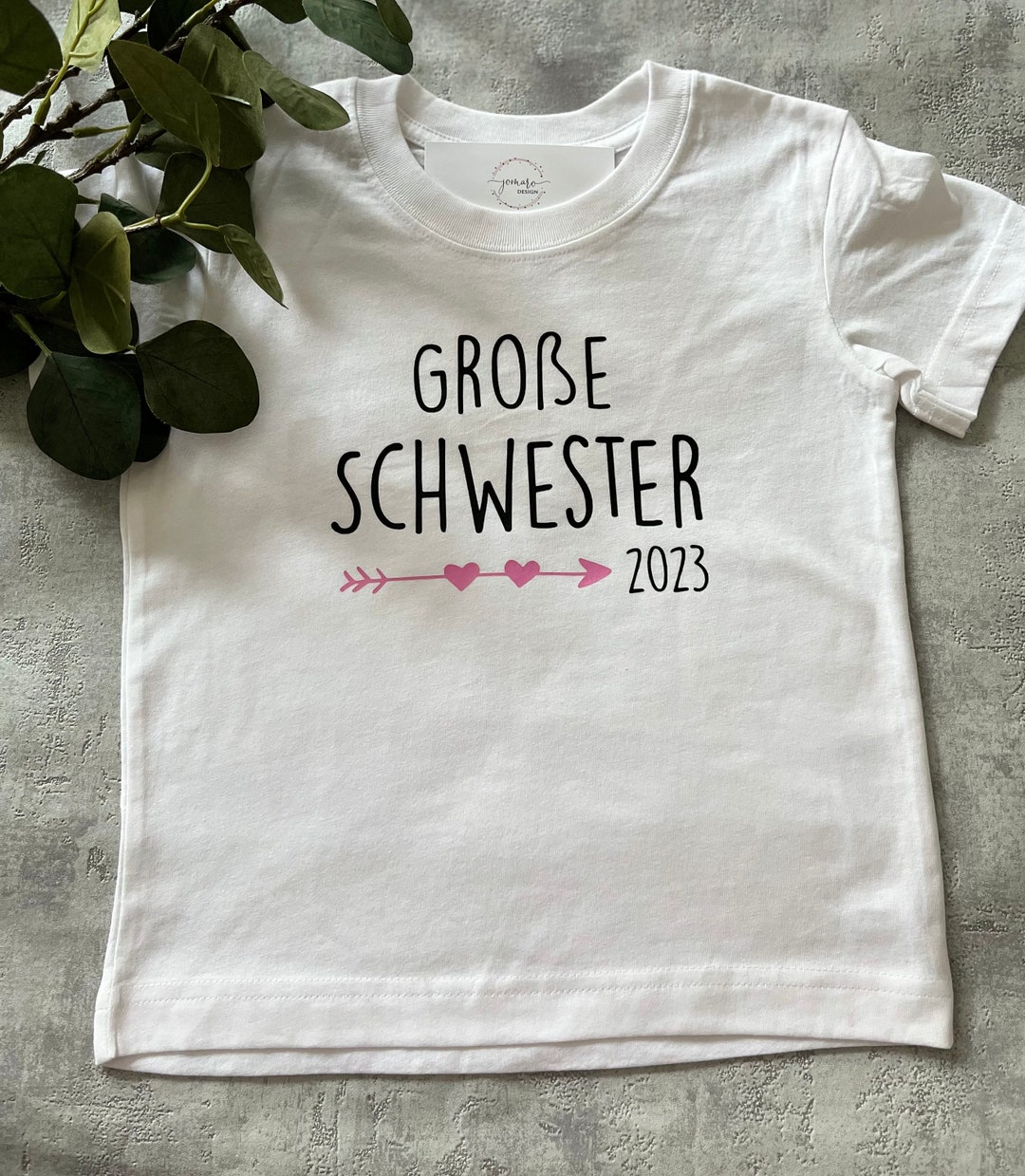 Big Sister 2024 2025 T-shirt Big Sister Little Sister Sibling Shirts