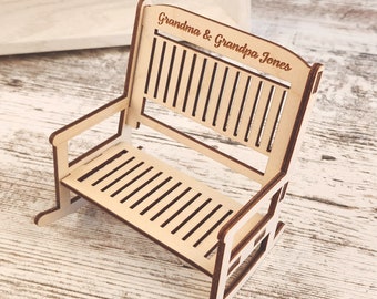 Personalized Mini Memorial Bench