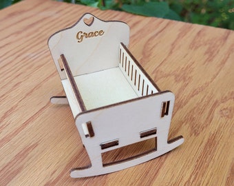 Personalized Memorial Cradle - Fits perfectly with the our Wedding Day Memorial Set