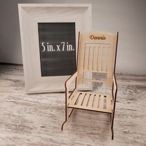 Bigger Personalized Memorial Chair - For Wedding Day Memorial table, Christmas, Quinceanera, sweet sixteen, or any special occasion