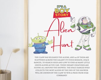 Its A Boy Story Guess the Baby Food Baby Shower Game, Sheriff's Taste Test Baby Food Game, Jars of Baby Food Game, Instant Download