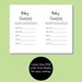Baby Guesses Baby Stat's Card, Guess the Baby's Birth Stats, Baby ...