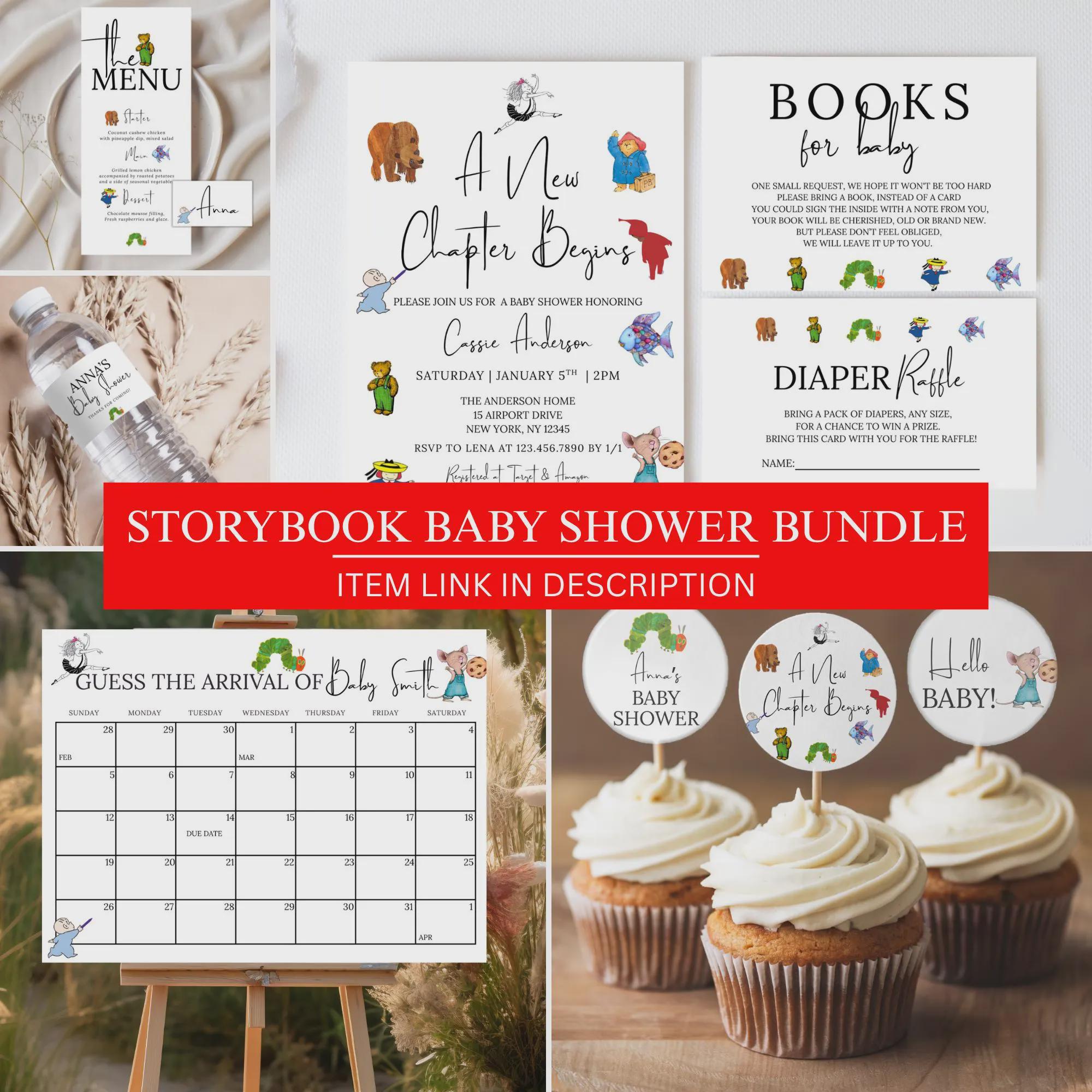 Name That Storybook Baby Shower Game, Storybook Titles Game, Children ...