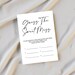 Guess the Sweet Mess Baby Shower Game Card, Name That Poop, Baby Shower ...