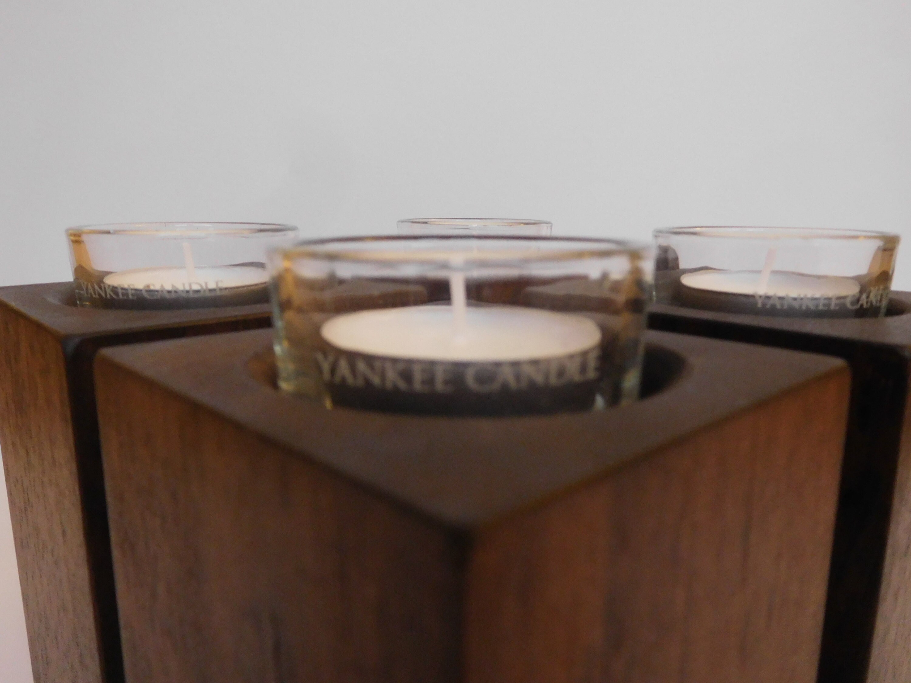 Tea light holder Tea light Yankee Candle Handmade Etsy