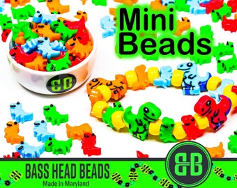 Mini T Rex Kandi Beads | Rave Charms