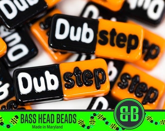 Dubstep DubHub Kandi Beads | Packs of 5, 10, 20, 30, or 50 beads. 3D Printed Music Festival + Rave Charms in Glossy, Colorful ABS Plastic