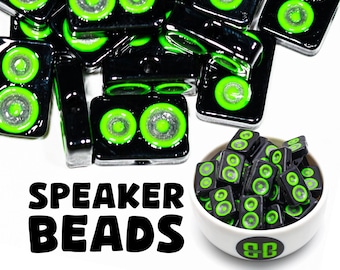 Speaker Kandi Beads | Rave Music Festival Charms