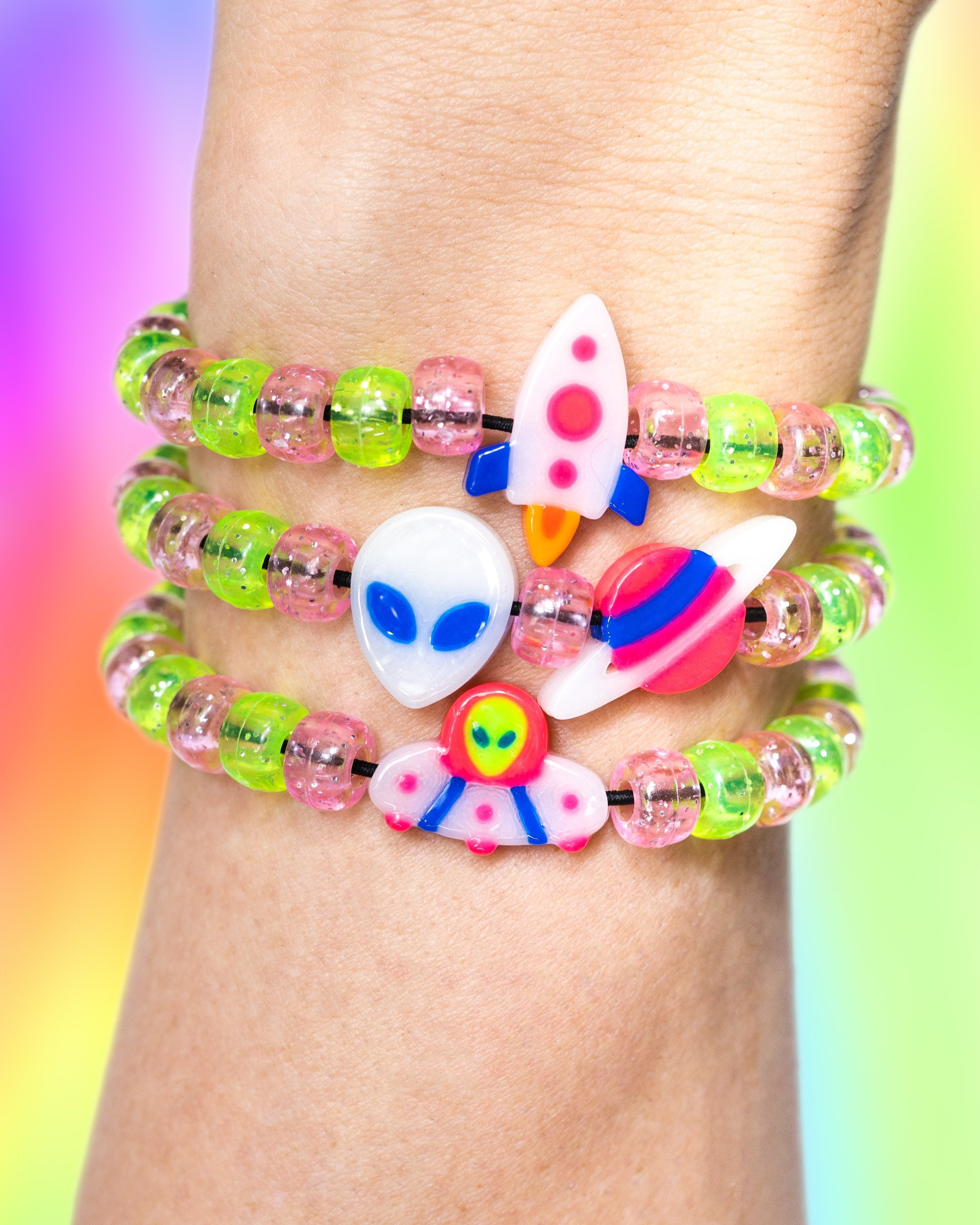 Space Kandi Beads | Glow in the Dark/uv Reactive Choose From Space Kandi Beads | Glow in the Dark/uv Reactive Choose From