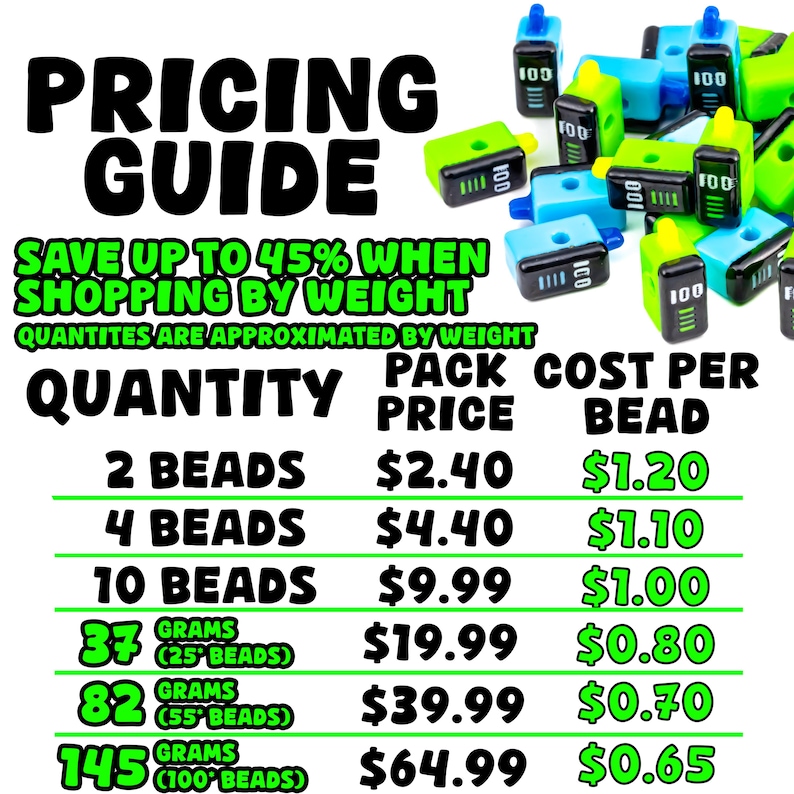 Vape Kandi Beads | EDM Music Festival + Rave Charms image 5