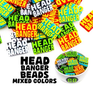 Headbanger Kandi Beads | Rave Charms