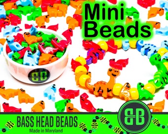 Mini Brontosaurus Kandi Beads | Music Festival Rave Charms