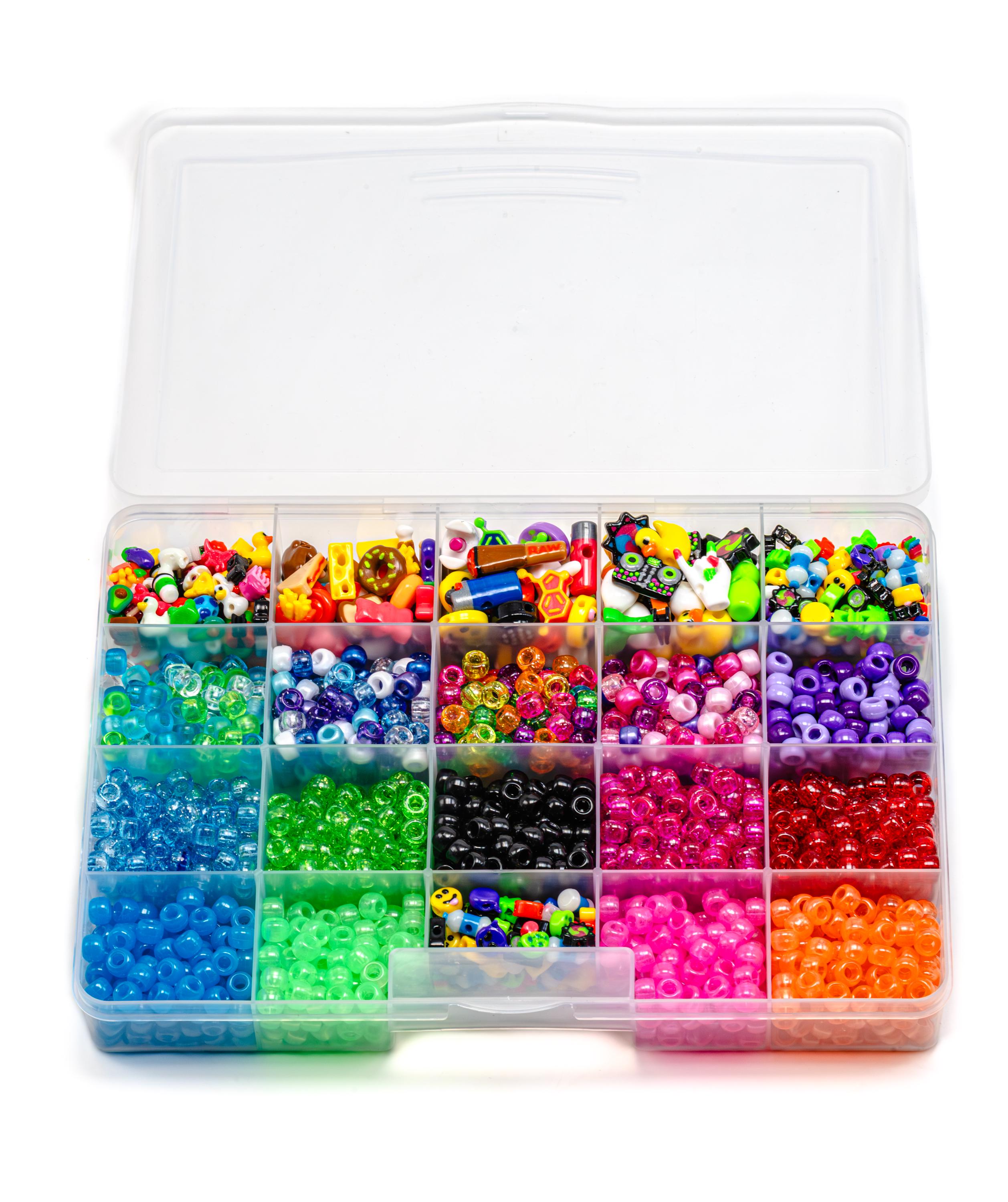 Super Bead Box | Rave Themed Value Bead Assortment + Carrying Case - Etsy