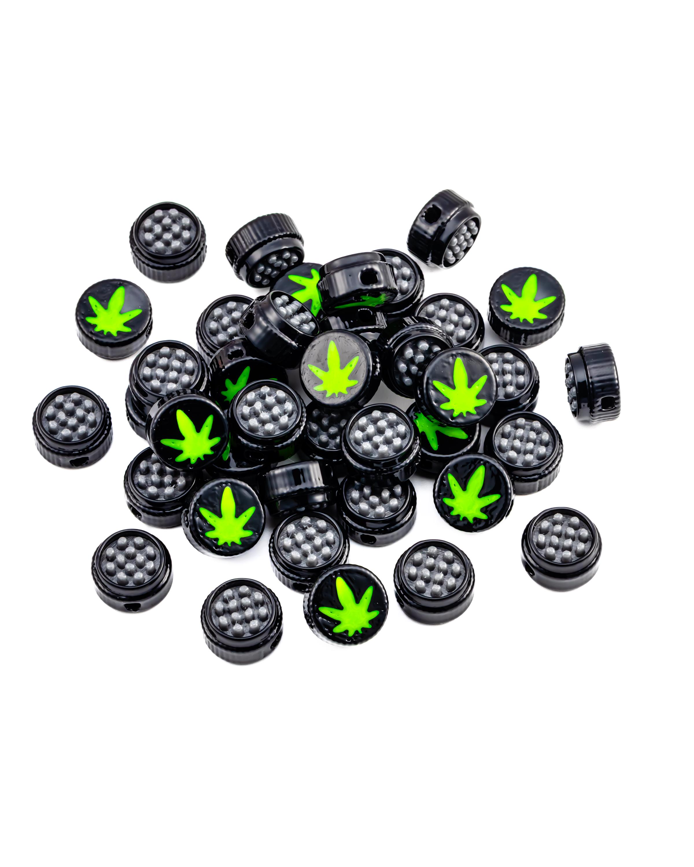 Teletech Grinder Rave Merch Leaf Grinder Kandi Beads | Rave Music Festival Charms - Etsy