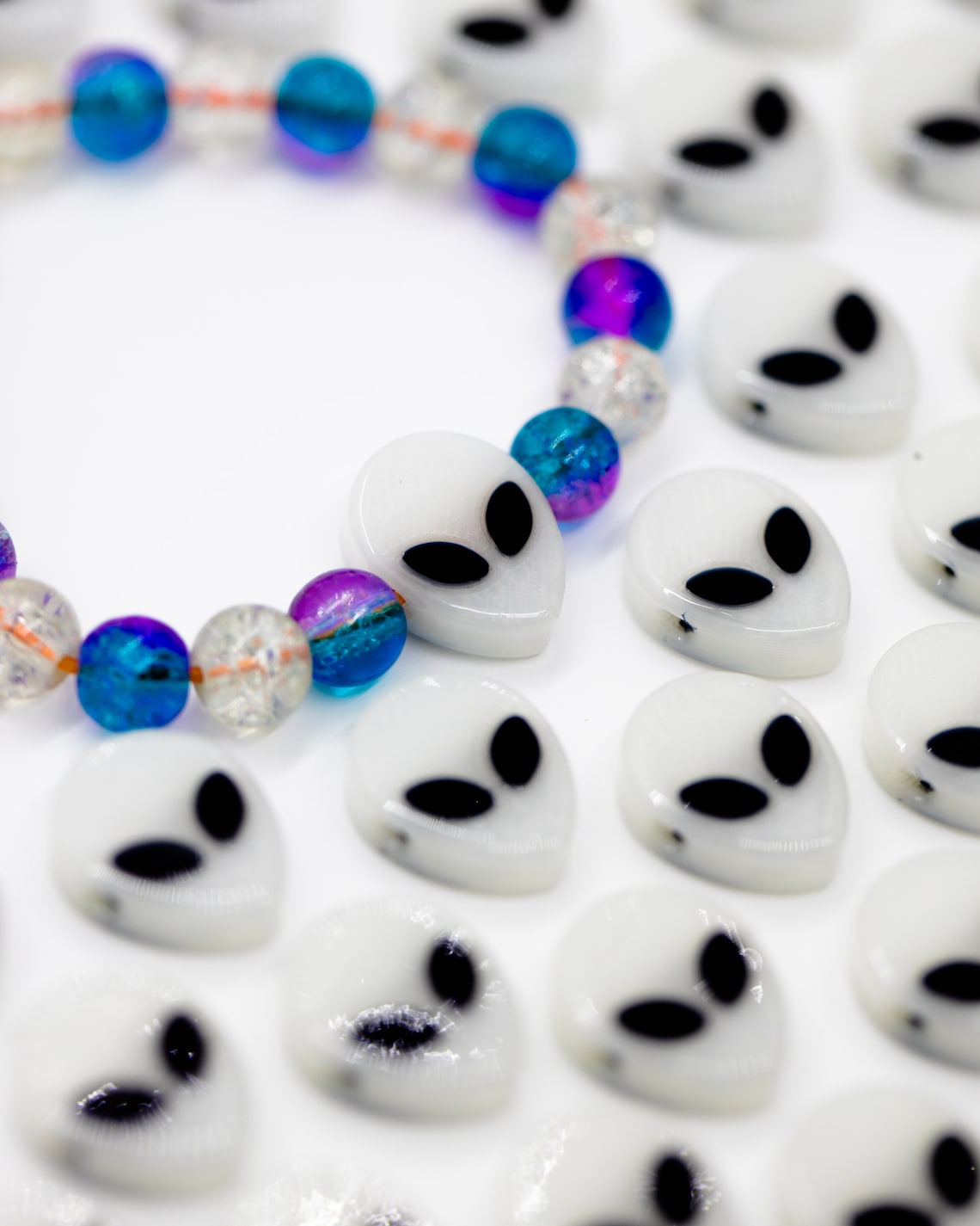 Alien Kandi Beads glow in the Dark Etsy Australia