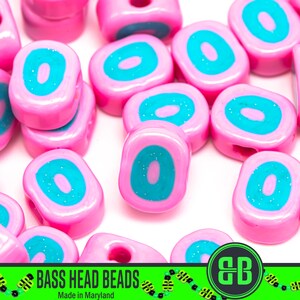 Letter O Beads | 3D Printed Colorful Alphabet Beads | Individual Vowel ...