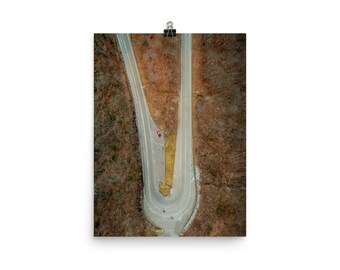 The Hairpin Turn in Historic North Adams’ - Poster