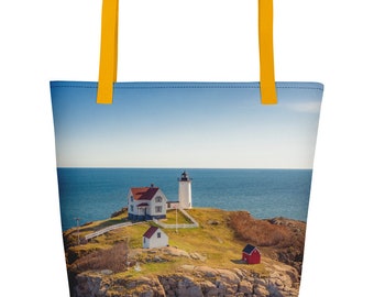 The Nubble Lighthouse Beach Bag
