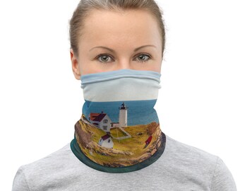 The Nubble Lighthouse Neck Gaiter