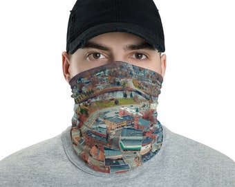 Aerial Photography Neck Gaiter