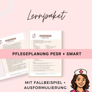 Pflegeplanung Bundle – PESR, SMART-Ziele  + separat SIS Pflegeplanung