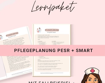 Pflegeplanung Bundle – PESR, SMART-Ziele  + separat SIS Pflegeplanung