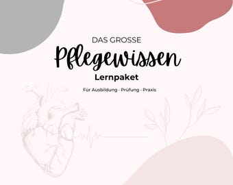 Pflegewissen Lernpaket - Über 800 Seiten, 16 Kapitel mit interaktivem Inhaltsverzeichnis - für die Pflegeausbildung PDF