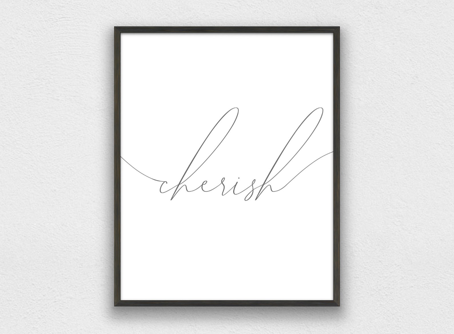 Cherish Wall Art Cherish Print Cherish Wall Decor Cherish Etsy