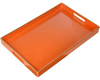 Orange Designer Tray Custom