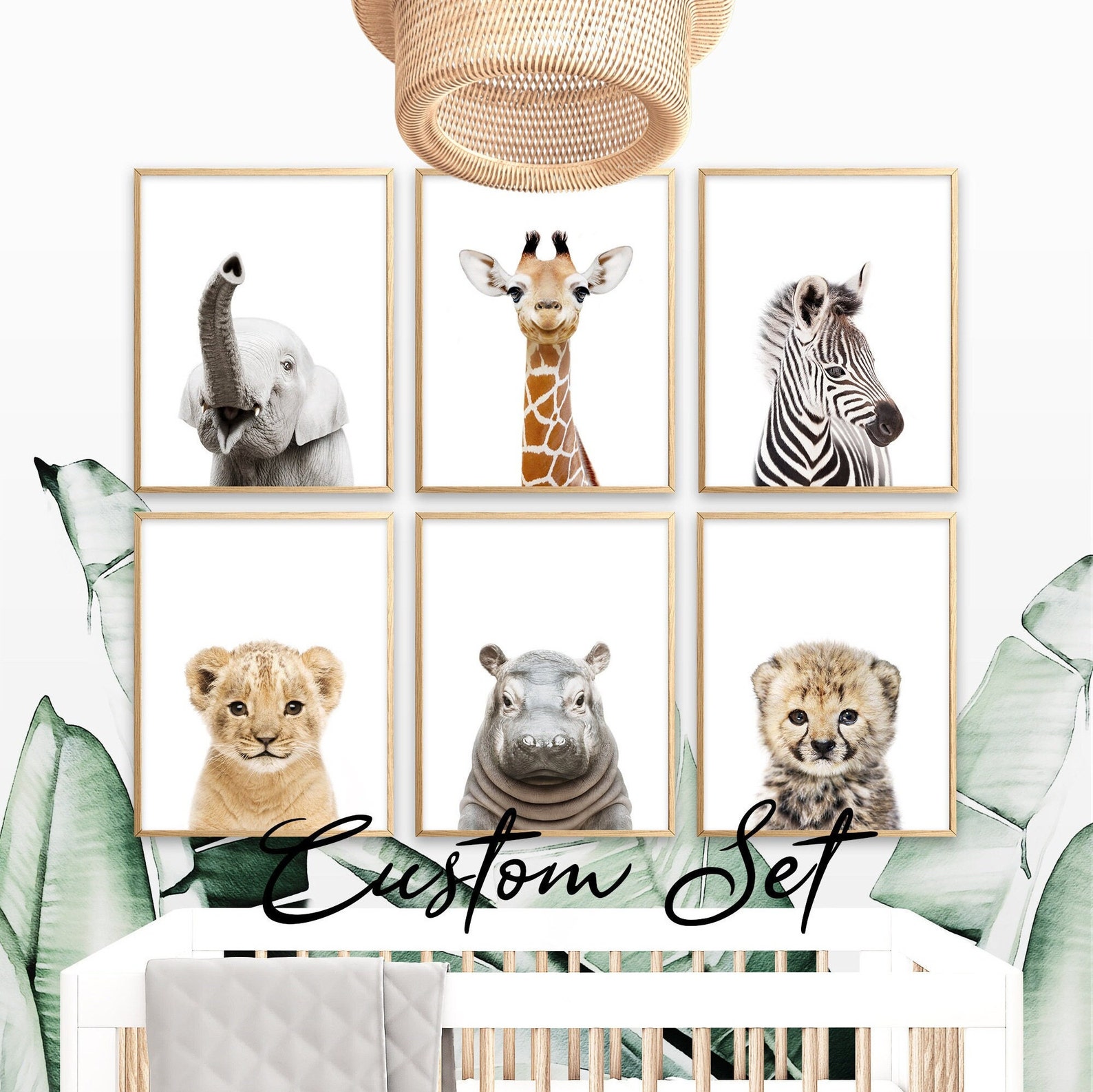 PRINTABLE Baby Animal Prints for Nursery Wall Art, Safari Nursery ...