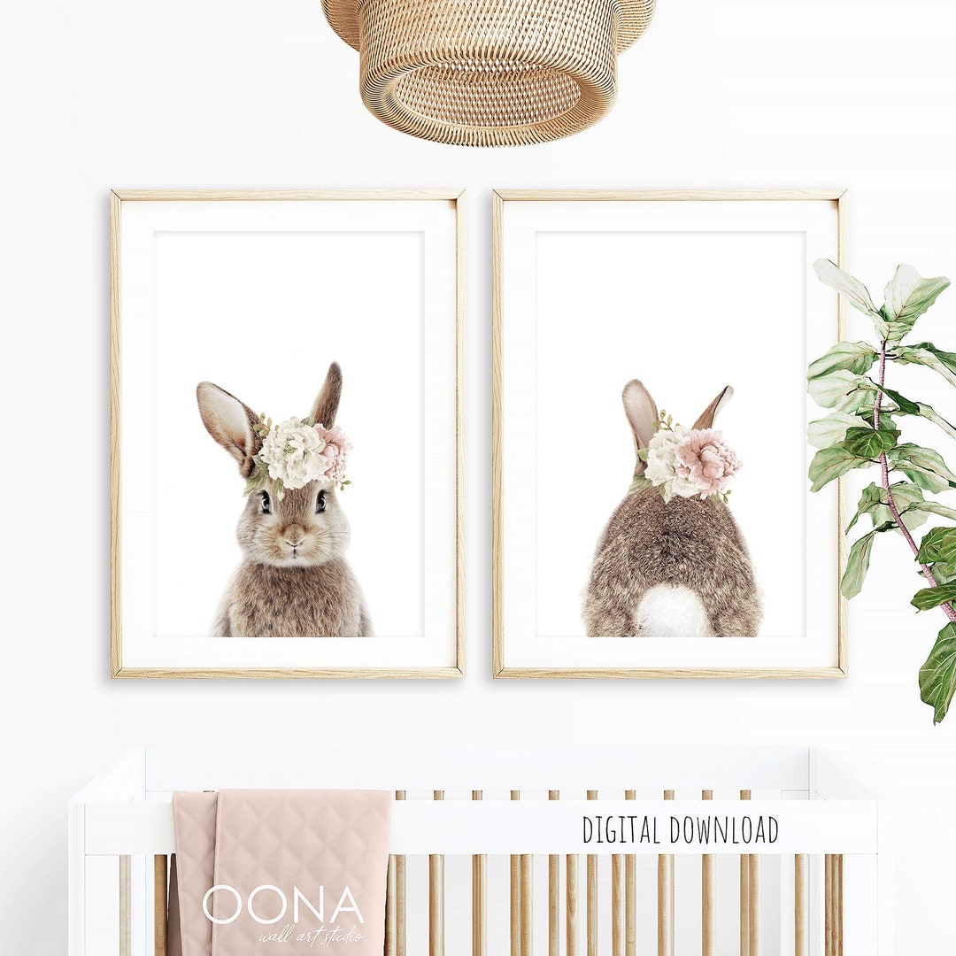 Baby Girl Nursery Wall Art Girl Nursery Art Girls Room Art Floral ...
