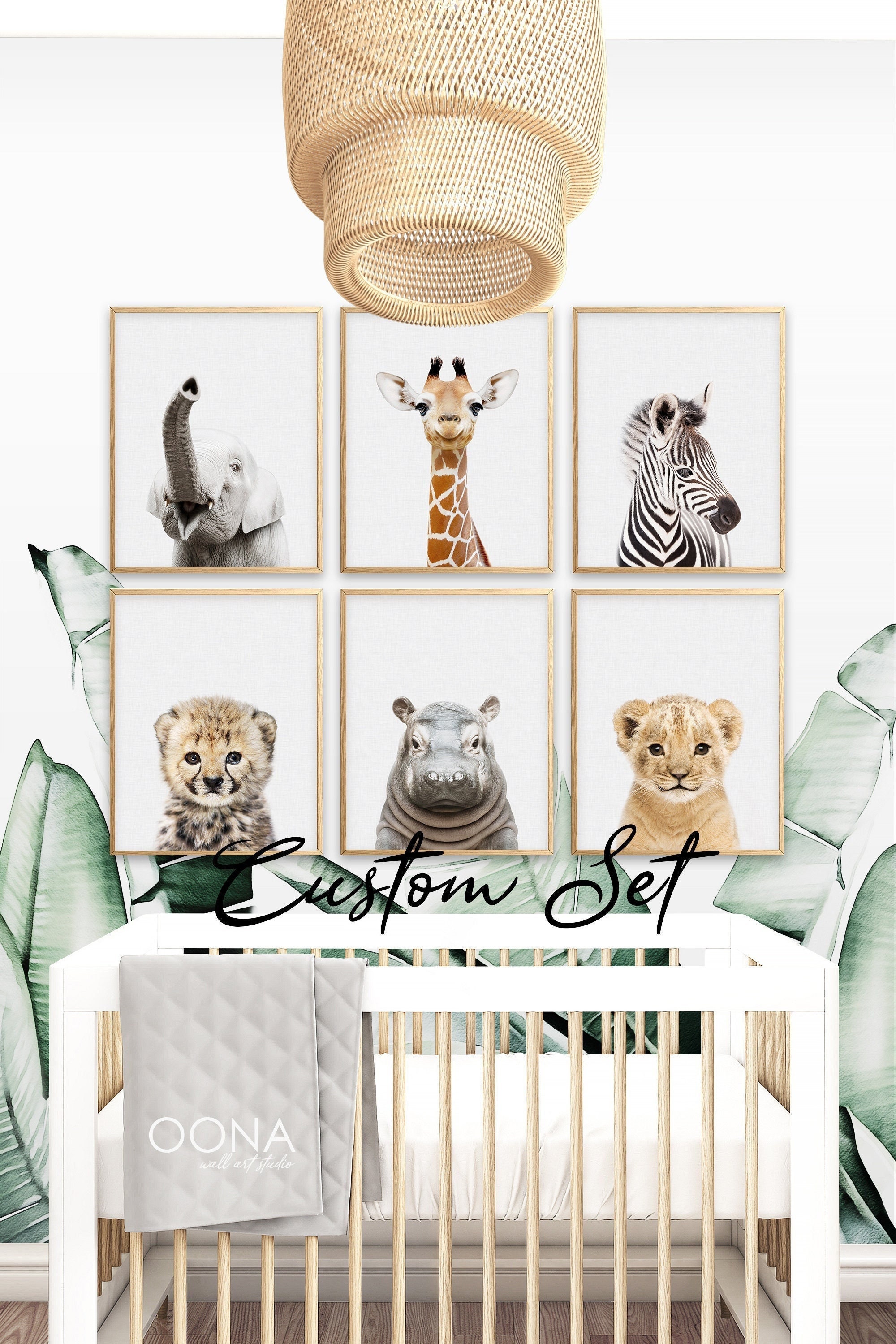 Art & Collectibles Printable Art Safari Nursery Kids Room Decor Art of ...