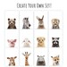 PRINTABLE Baby Animal Prints for Nursery Wall Art Decor Safari Nursery Animals Print Set Woodland Animal Neutral Nursery DIGITAL DOWNLOAD 