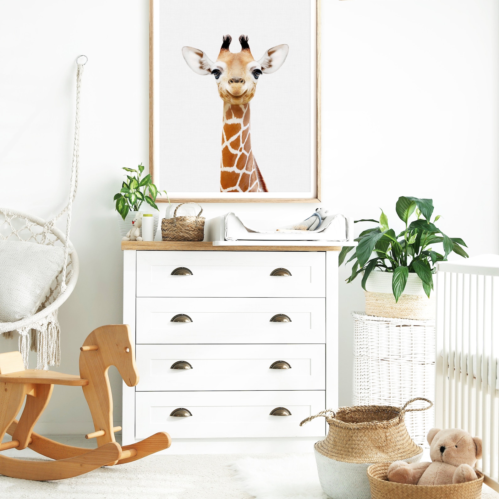 Baby Giraffe Print Giraffe Nursery Wall Art Baby Animal Wall - Etsy UK