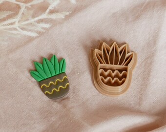Plant Clay Cutter, Succulent Polymer Clay Cutter, Craft Tools, Tattoo Inspired PLA Cutter. Aloe Vera Cutter
