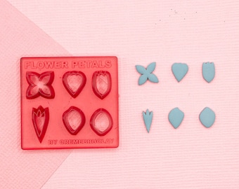 Flower Petals Clay Cutter, Floral Petals Polymer Clay Cutter For Sculpting