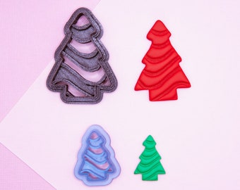 Christmas Tree Snack Polymer Clay Cutter, Holiday Tree Treat Clay Cutter, Craft Tool