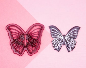 Spiderweb Butterfly Polymer Clay Cutter, Spooky Butterfly Clay Cutter