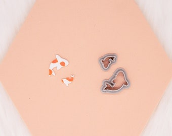 Koi Fish Polymer Clay Cutter, Japanese Garden Fish Clay Cutter, Craft Tools