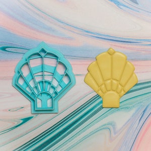 Art Deco Fan Cutters, Shell Cutter, Polymer Clay cutter, craft cutters