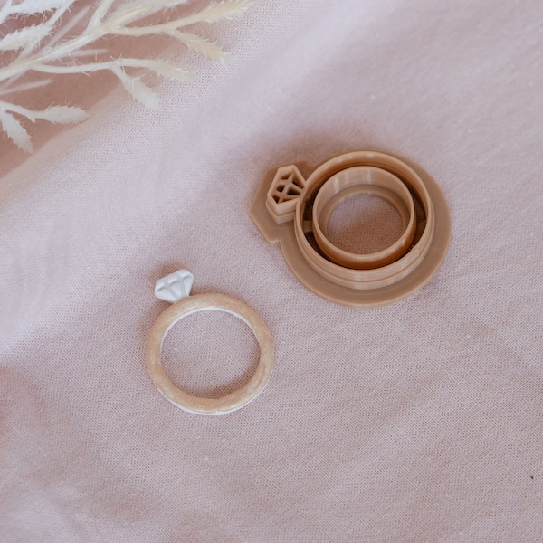 Wedding Ring Clay Cutter, Bachelorette Clay Cutter, Craft Tools, Jewelry Clay Cutter